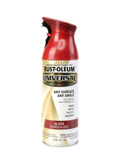 Buy Universal Gloss Spray Paint Crimson Red 355ml in Saudi Arabia