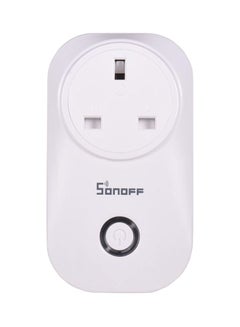 Buy Wifi Power Socket Switch White/Black in Saudi Arabia