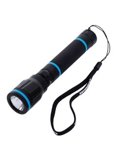 Buy Rechargeable LED Flashlight Black/Blue 152mm in UAE