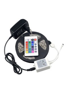 Buy LED Waterproof Light Strip With Remote Control Black/White in Saudi Arabia