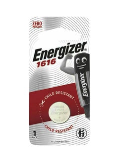 Buy Energizer 1616 Lithium Coin battery Pack of 1 Silver in Egypt