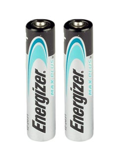Buy Energizer Max Plus 1.5V Alkaline batteries- For Power Demanding Devices - AAA  Pack Of 2 Silver/Black/Blue in Egypt