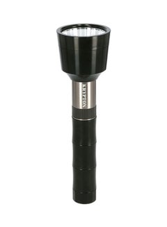 Buy Rechargeable LED Flashlight Black/Silver/Clear in UAE