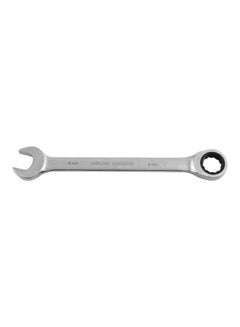 Buy 8mm Gear Wrench With Plastic Hanger Geepas GT59138, Hardened & Tempered,  Made from CRV,  Mirror polish Finish Silver in UAE