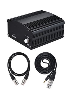 Buy 1-Channel 48V Phantom Power Supply With Adapter in UAE