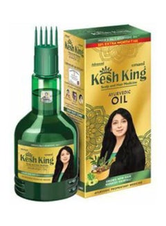 Buy Scalp And Hair Medicine Ayurvedic Oil Green 50ml in UAE