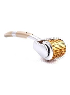 Buy 1.5Mm  Roller Cosmetic Needling Instrument For Face 192 Titanium Micro Needle Plastic Case For Micro Needles Gold And White 1.5ml in Saudi Arabia