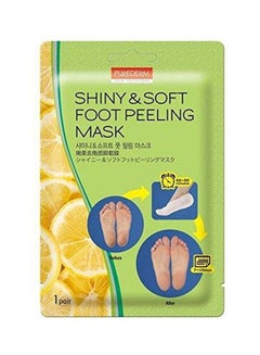 Buy Ads 355 Shiny And Soft Foot Peeling Mask - 1 Pair White 1.4 X 8.6cm in UAE