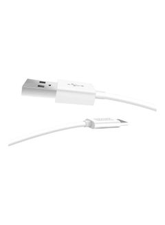 Buy USB to Type C Data Transfer Charging Cable, 1M white in Egypt