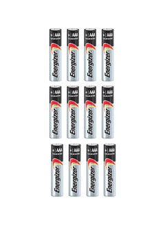 Buy Pack Of 12 Max Battery silver/black/red in UAE