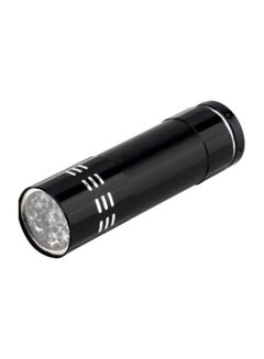 Buy 9 LED Flashlight Torch Black 5x7cm in UAE