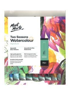 Buy Two Seasons Watercolours Set Of 18 Multicolour in UAE