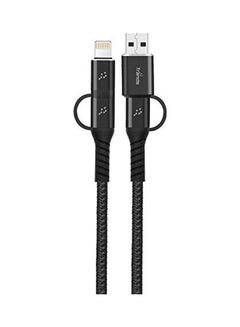 Buy 4-In-1 Charging And Data Sync Cable Black in Saudi Arabia