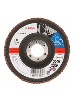 Buy Flap Disc Best For Metal Black/Brown 115mm in UAE