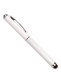 Buy 3 In 1 Touchscreen Stylus With Laser Pointer & LED Flashlight White in Saudi Arabia