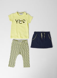 Buy Kids Clothing Set Navy/Yellow in UAE