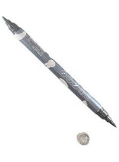 Buy 2 Head Metallic Permanent Pen Black in Egypt