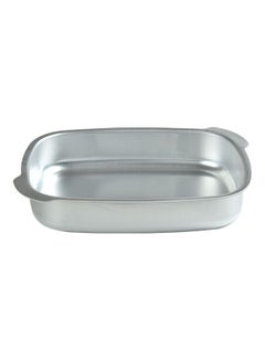 Buy Rectangular Oven Dish Silver 40cm in Saudi Arabia