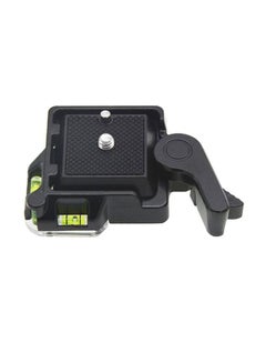 Buy Aluminium Adjustable Quick Release Plate With Clamp Adapter Black in Saudi Arabia