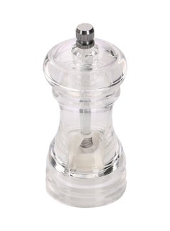 Buy Acrylic Pepper Mill With Grinder Clear 5.3x5.3x11.5cm in UAE