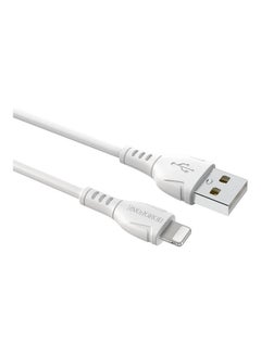 Buy USB To Lightning Charging Cable White in Saudi Arabia