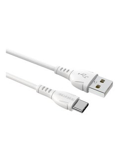 Buy USB To Type C Charging Cable White in Saudi Arabia