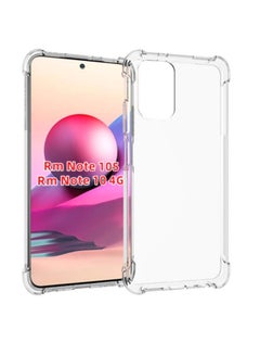 For Xiaomi Redmi Note 10S Case, Slim Clear Silicone Shockproof Gel Phone  Cover