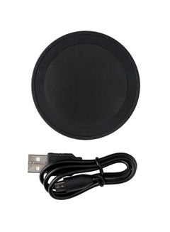 Buy Laugar Wireless Charger With USB Cable Black in UAE