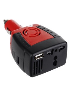 Buy Car USB Mobile Charger Black/Red in UAE