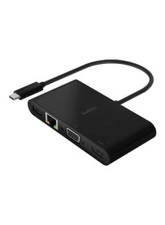 Buy USB Type-C Multimedia Dock Black in UAE