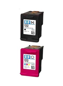 Buy 2-Piece 122 Inkjet Cartridge Set Multicolour in UAE