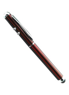 اشتري قلم 3 في 1 للشاشات اللمسية مزود بمؤشر ليزر وضوء LED مناسب لهاتف سوني إكسبيريا Z1 بني/فضي في الامارات