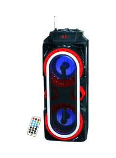 اشتري مكبر صوت محمول يعمل بتقنية البلوتوث أسود / أحمر / أزرق في السعودية