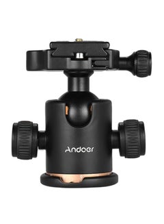 Buy Ball Head Tripod With Quick Release Plate Black/Gold in Saudi Arabia