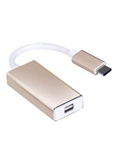 Buy USB Type-C Cable For MacBook Pro GD Gold/White in Saudi Arabia