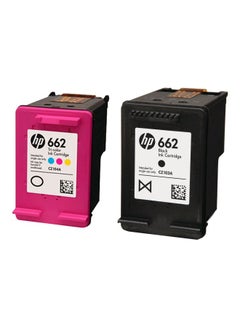 Buy Pack Of 2 Ink Cartridge 662 Black/Tri-Colour in UAE