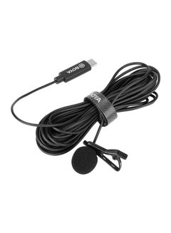 Buy Lavalier Type-C Connector Microphone M3 BY-M3 Black in Saudi Arabia