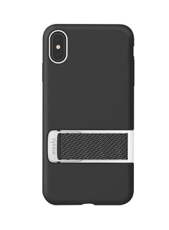 Buy Protective Case Cover For Apple iPhone XS Max Black/Silver in UAE