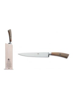 Buy Salami Knife With Holder Brown/Silver 20.8cm in Saudi Arabia