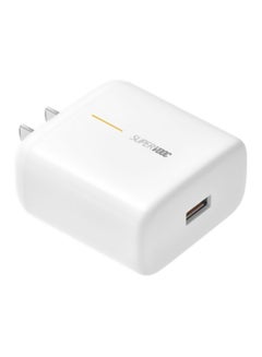 Buy Supervooc Power Adapter Without Cable For Oppo 65W White in UAE