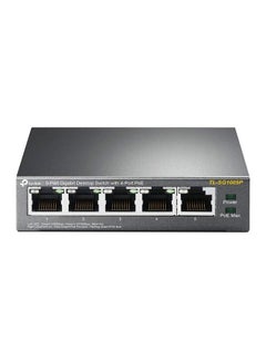 Buy 5 Port Gigabit Desktop Switch With 4 PoE Black in UAE