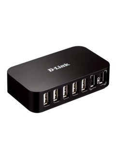 Buy 7-Port USB 2 Hub Black in UAE