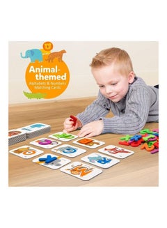 Shop Generic Wooden Letters And Numbers Animal Card Board Matching Puzzle Game Online In Dubai Abu Dhabi And All Uae