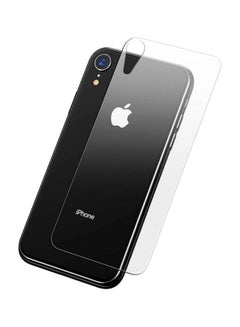 Buy Full CovergaeTempered Glass Rear Protector For Apple iPhone XR Clear in Saudi Arabia