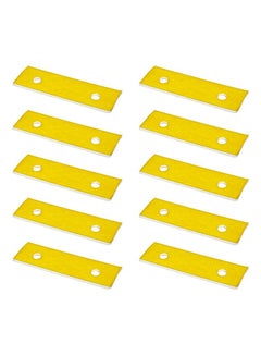 Buy 10-Piece Heating Block Hotend Nozzle Heat Insulation Set Yellow in Saudi Arabia