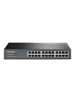 Buy 24-Ports 10/100 Speed Network Switch Black in UAE