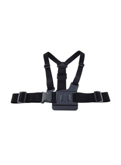 Buy Elastic Chest Harness Belt Strap And Head Mount Black in Saudi Arabia