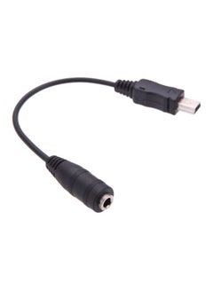 Buy Microphone Adapter Cable 3.5 mm Black/Silver in UAE