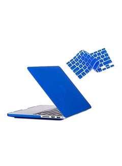 Buy Protective Case Cover With Screen Protector And Keyboard Skin For Apple MacBook Pro Blue in UAE