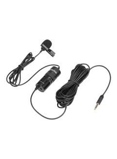 Buy Omni Directional Lavalier Mic With Heaphone Socket M1 Pro BY-M1 PRO Black in Saudi Arabia